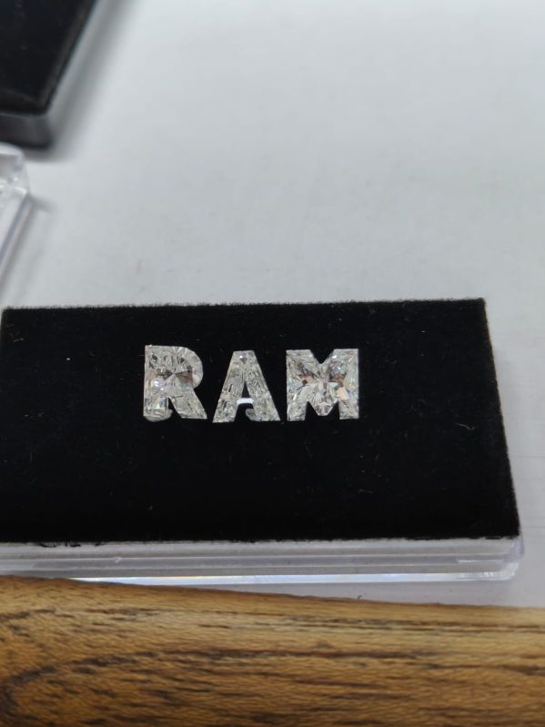 RAM Alphabet Cut Lab Grown Diamond Set