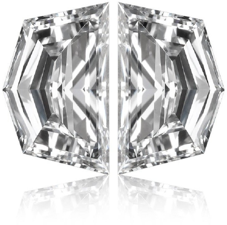 White Epaulettes Cut Lab Grown Diamond