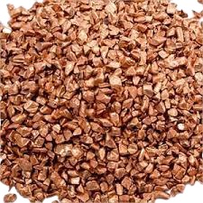 Polished Copper metal turning granules, Color : Brown