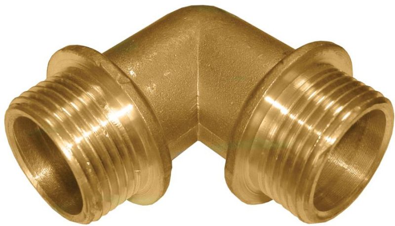 Threaded Brass Elbow Fitting, Color : Golden