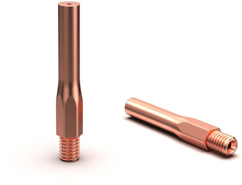 M8 X 30 Copper Contact Tip for Welding Torch