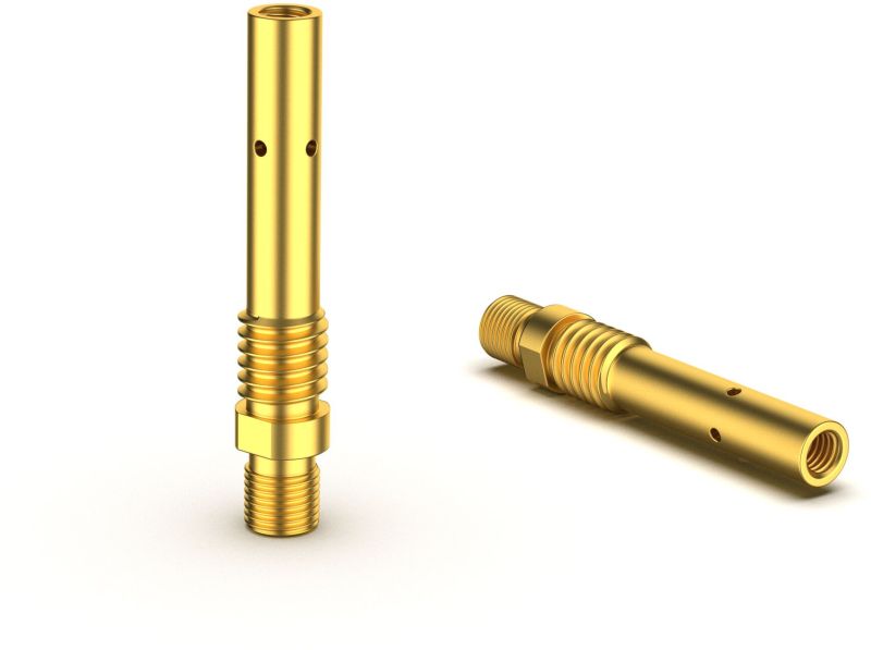 Polished Brass Pana 500 Tip Holder for Industrial