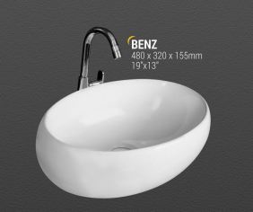 BENZ Table Top Wash Basin for Home, Hotel, Office, Restaurant