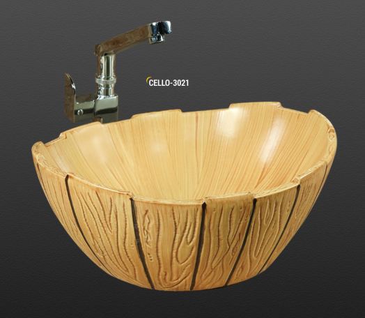 Cello 3021 Table Top Wash Basin for Home, Hotel, Office, Restaurant