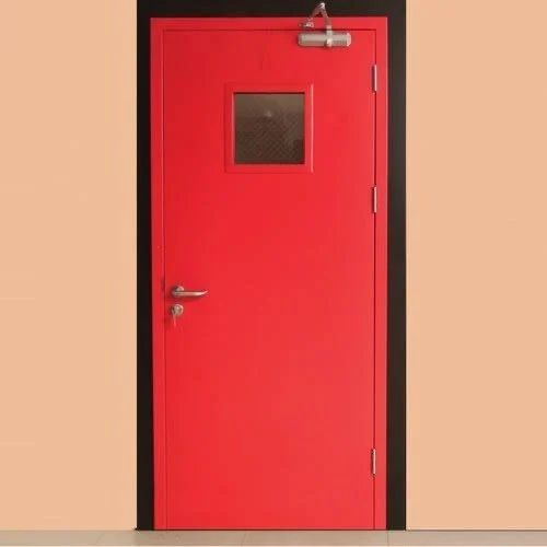 Mild Steel Plain Hospital Fire Resistant Doors, Position : Interior