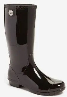 Plain Leather Rainy Wear Gum Boots for Industrial