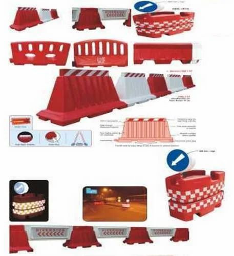 Sheetal Plastic Road Safety Equipment, Color : Red
