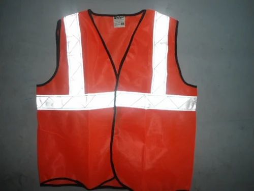 Safari Polyester Safety Reflective Jacket for Traffic Control, Industrial Use, Auto Racing