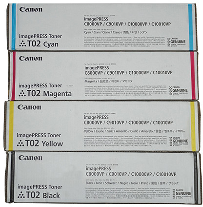 T02 Canon Toner Cartridges Set for Printer