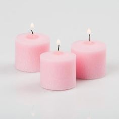Plain Glossy Paraffin Wax Mini Pillar Candle Set for Party, Lighting, Decoration