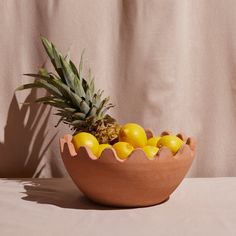 Terracotta Fruit Bowl, Color : Brown