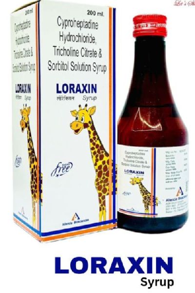 Loraxin Syrup For Health Supplement, Lever Use