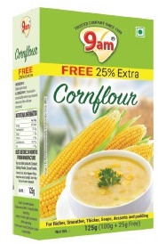 100+25 Gm 9am Corn Flour, For Cooking, Certification : Fssai