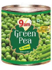 9am Green Peas, Packaging Type : Tin