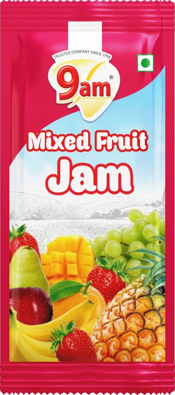 9am Mixed Fruit Jam Sachet, Taste : Sweet