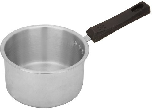 Aluminium Saucepan with Handle, Color : Silver