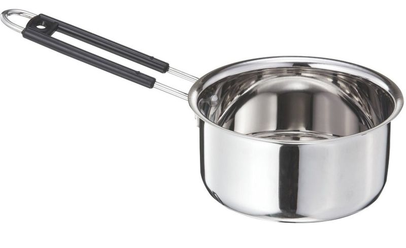 Stainless Steel Saucepan, Color : Silver