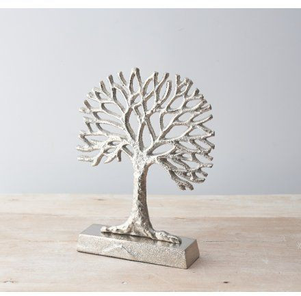 Polished Decorative Silver Tree