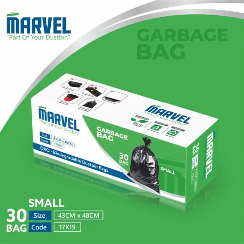 Marvel Plain Plastic Small Garbage Bag for Medical, Household, Commercial