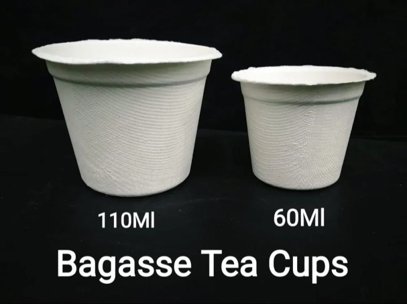 Sugarcane Bagasse Tea Cups
