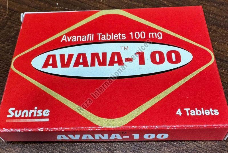 Avana 100mg Tablets for Erectile Dysfunction