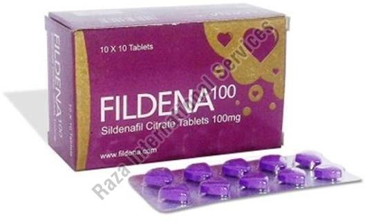Fildena 100mg Tablets for Erectile Dysfunction
