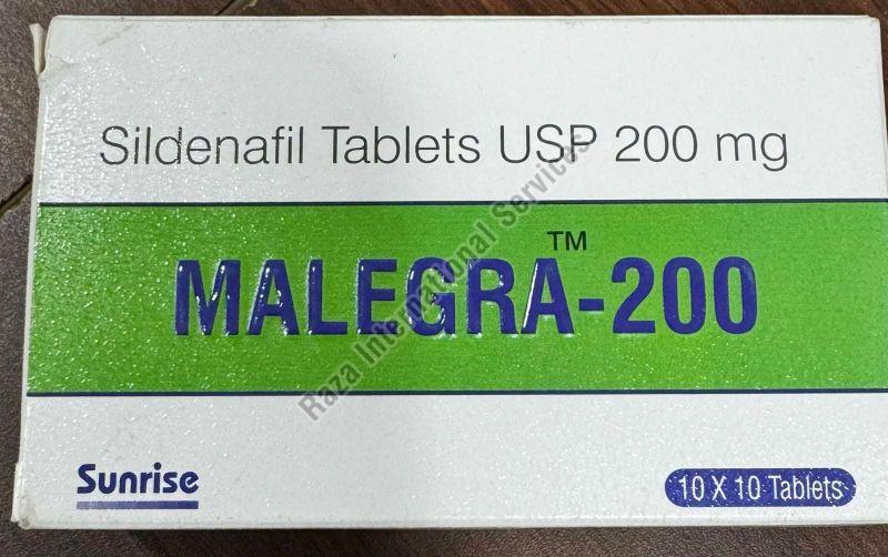 Malegra 200mg Tablets for Erectile Dysfunction at Rs 150 / Strip in ...