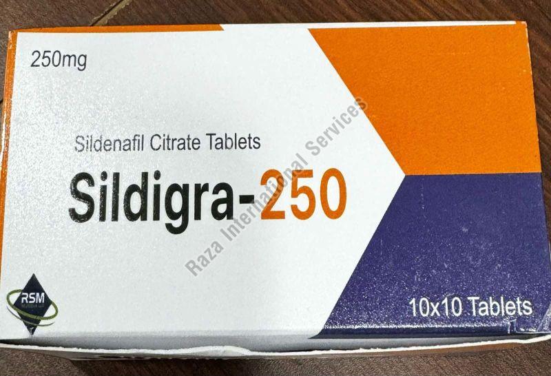 Sildigra 250mg Tablets for Erectile Dysfunction