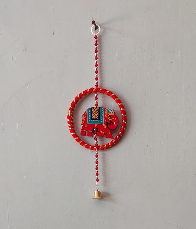 Printed Matt Finish Wooden Rajasthani Traditional Wall Hanging, Packaging Type : Plastic Packet
