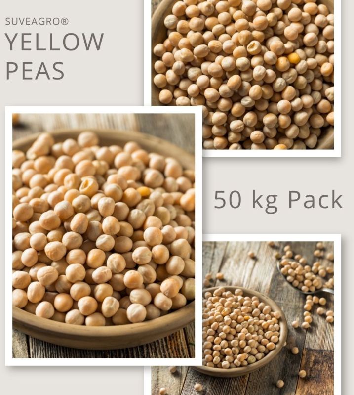 Premium Quality Suveagro Yellow Peas (Safed Matar) - Nutritious and Versatile Legume For Export