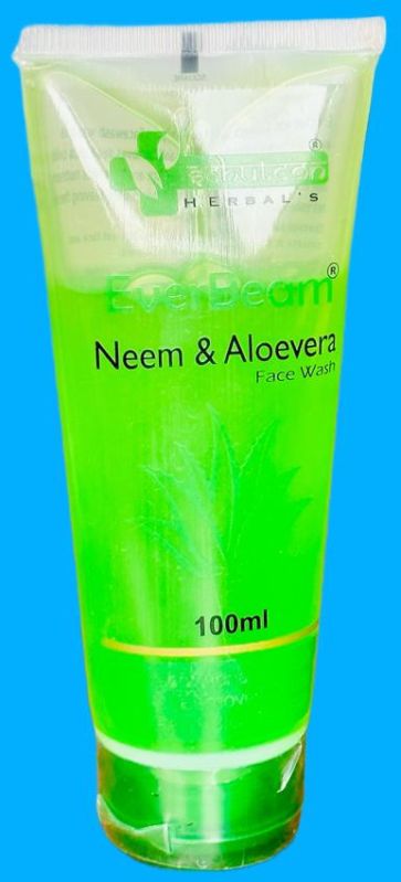 Neem & Aloe Vera Face Wash, Packaging Type : Plastic Tube