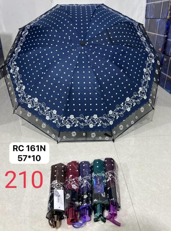 inside coated 3 fold umbrella