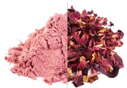 Dried Red Rose Petals Powder for Used in Cosmetic Products