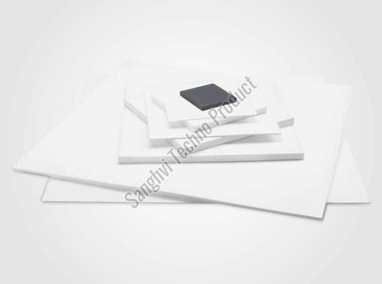 Ptfe Moulded Sheets Plate, Color : White, Black