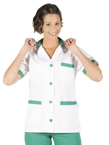 White Cotton School Lab Coat, Gender : Unisex