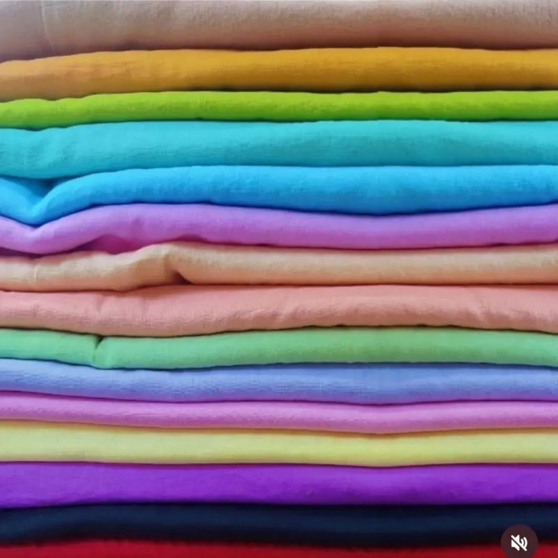 Plain Malmal Cotton Fabric for Garments