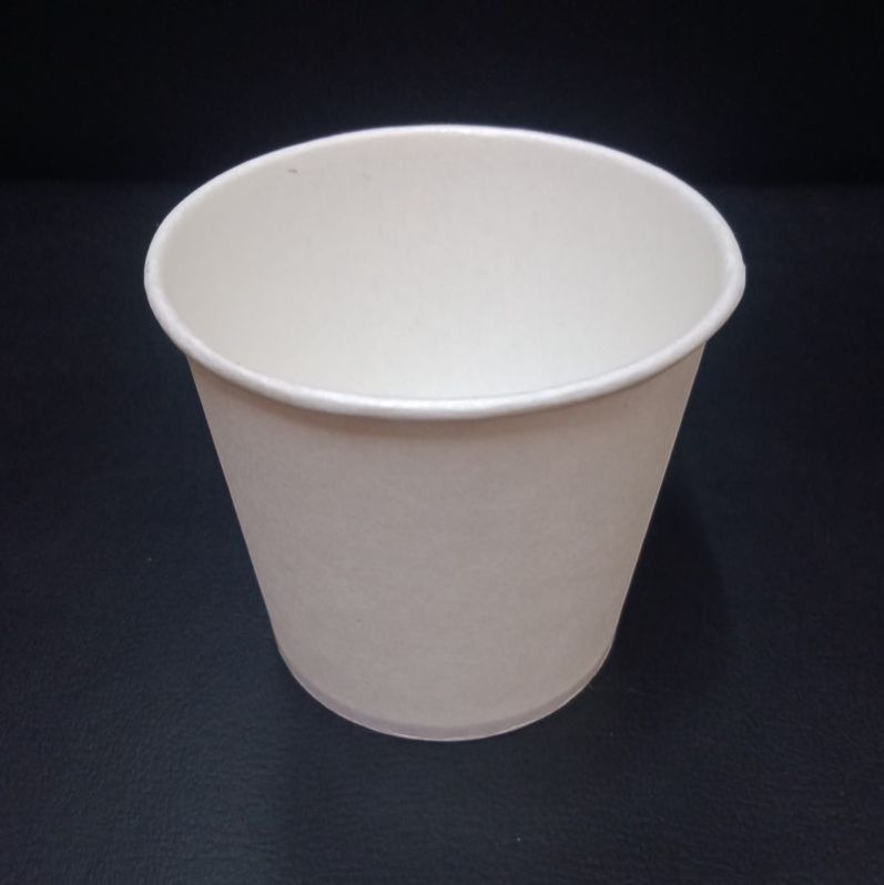 100 Ml White Paper Cups