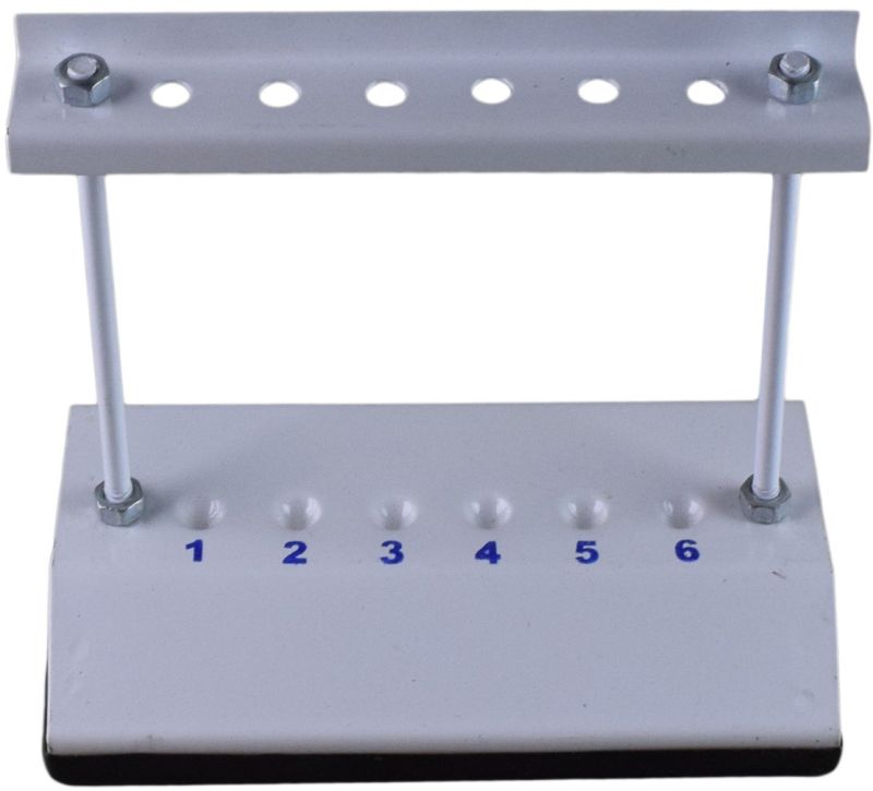 Polished Aluminium Alloy Wintrobe Tube Stand for Laboratory