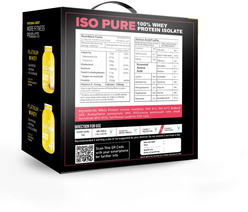 Muscle Performance Iso Pure Whey Protein Isolate 2kg 4.4LBS