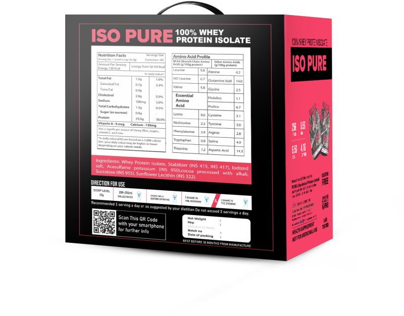 Muscle Performance Iso Pure Whey Protein Isolate 2kg 4.4LBS