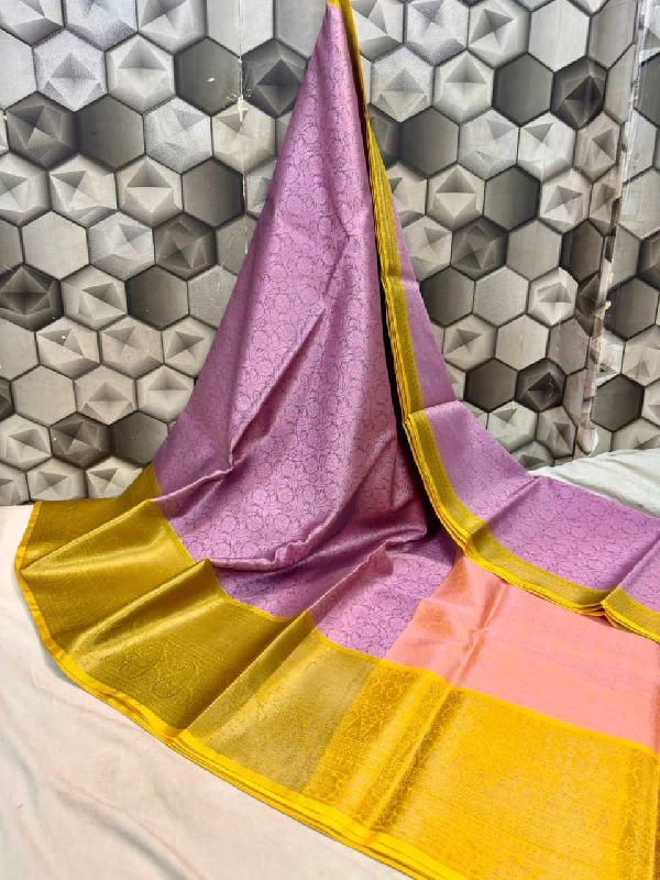 Banarasi Kora Muslin Tanchui Saree