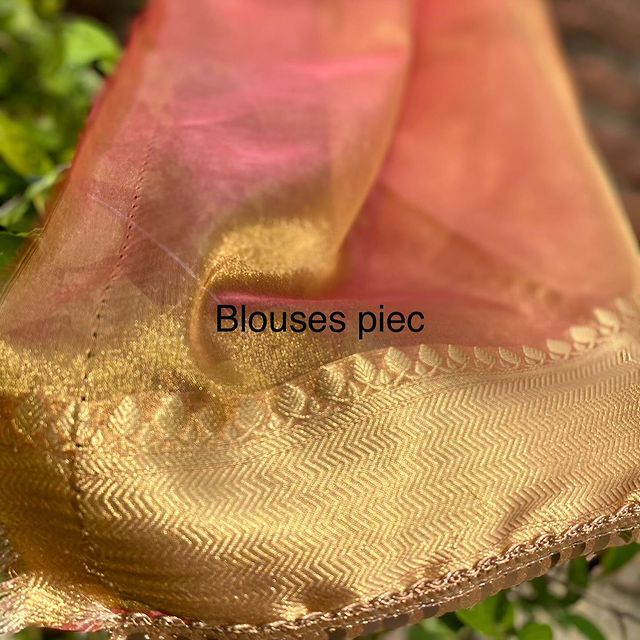 Banarasi Dyeable Tissue Lace Saree