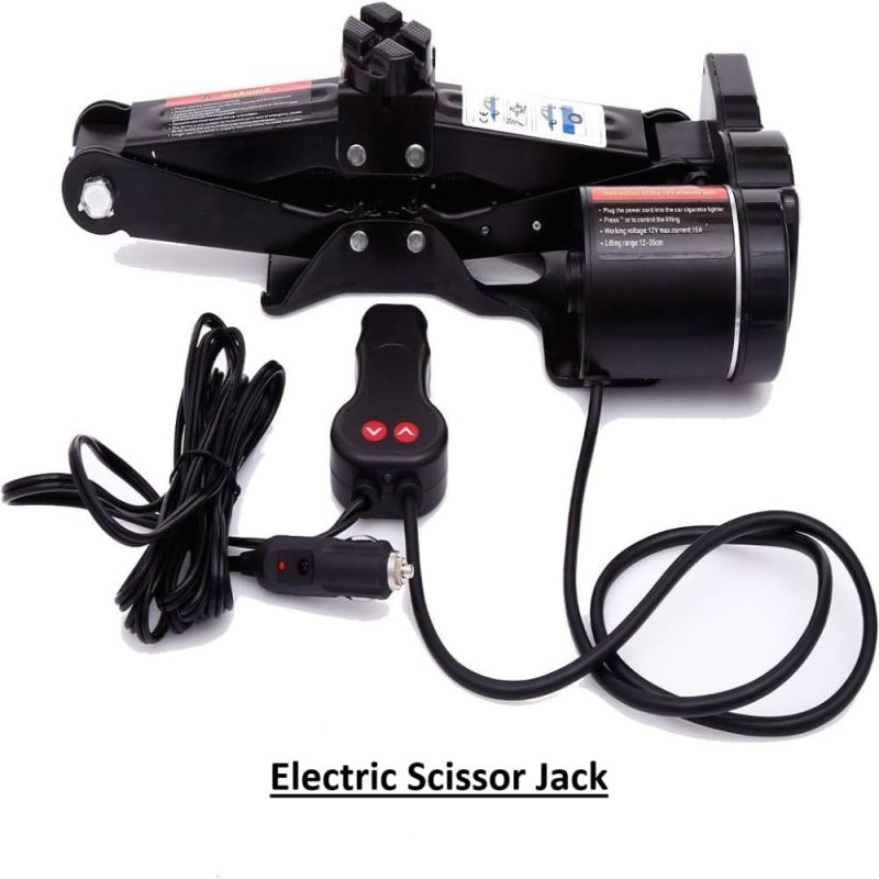 Polished Electric Scissor Jack for Automobile