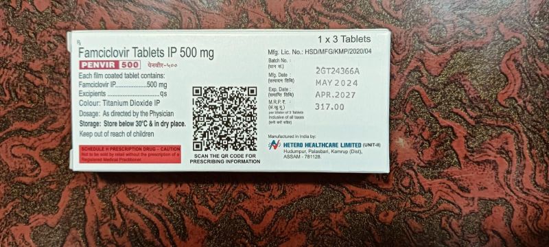 Famciclovir Tablet IP 500mg