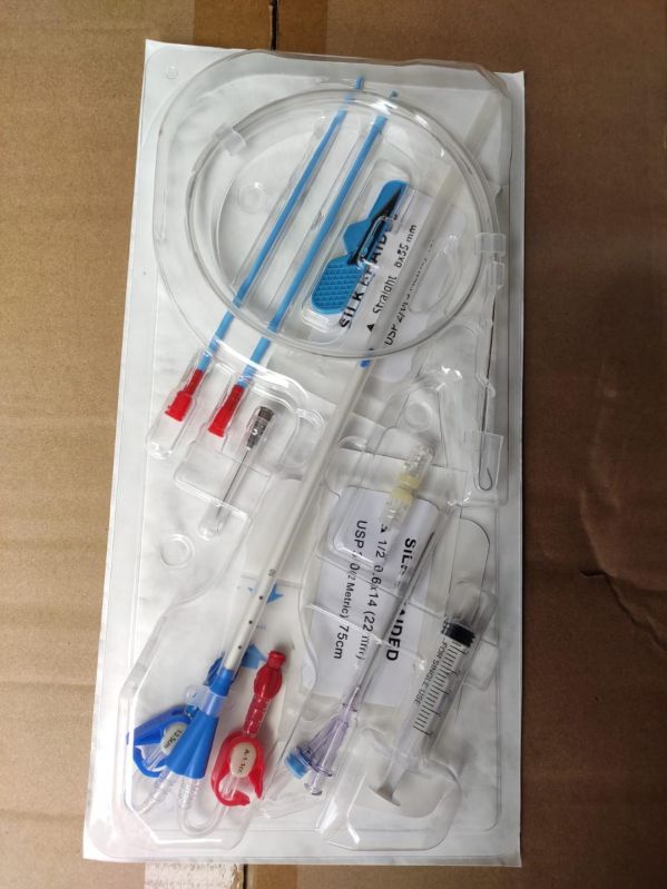 Plastic Hemodialysis Catheter Kit for Intramural Portion