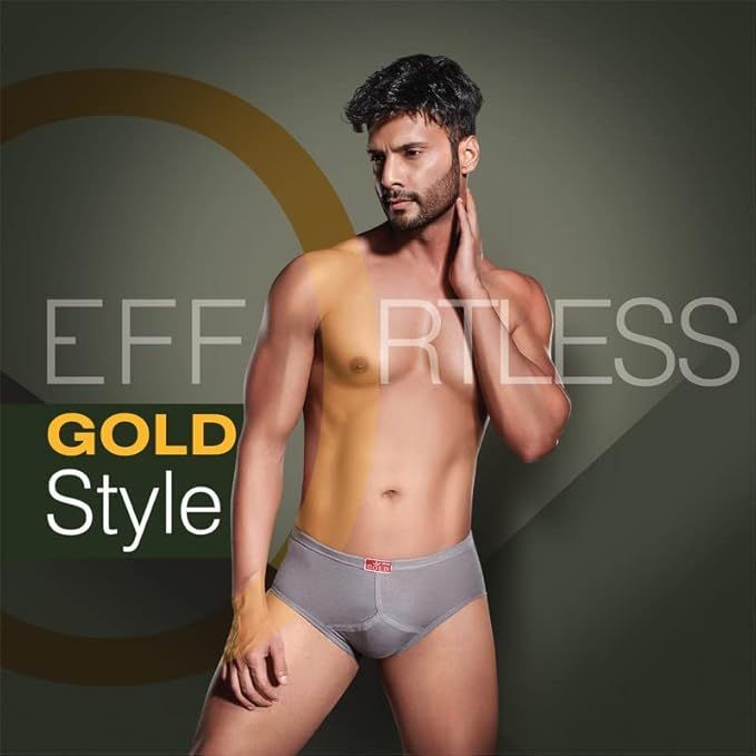 VIP Gold Y-Front Men\'s 100% Cotton Brief