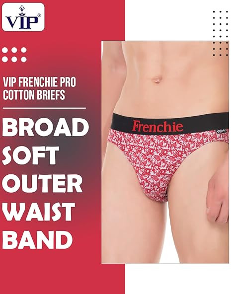 VIP Frenchie Outer Elastic Men\'s Cotton Briefs