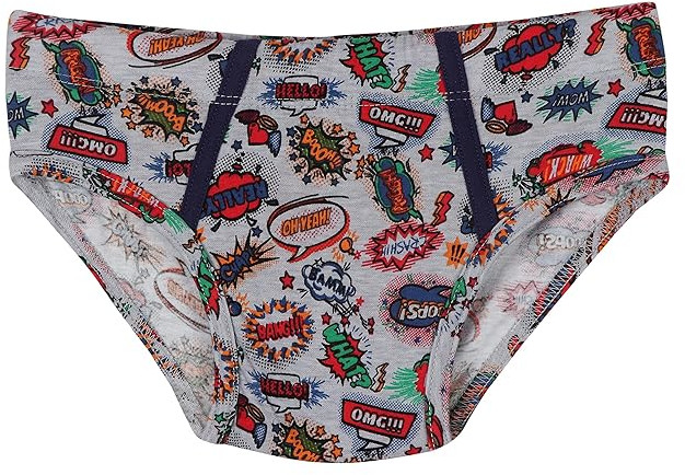 VIP Brat Boys Outer Elastic Plain Briefs Printed