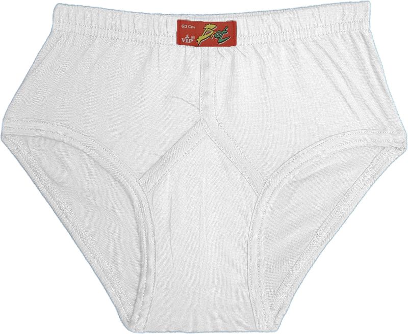 VIP Brat Boys 100% Cotton Stylish Briefs White