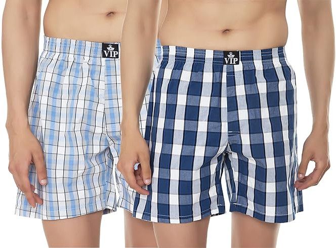 VIP Men\'s Cotton Boxer Shorts